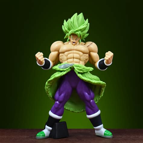 BROLY SSJ GREEN ACTION FIGURE WITH STAND (26 CM HEIGHT) - DRAGON BALL ...
