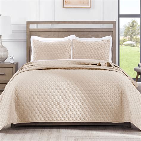 Exclusivo Mezcla Ultrasonic Full Queen Quilt Bedding Set, Lightweight ...