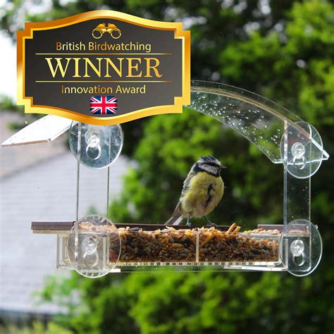 Window Bird Feeder with Strong Suction Cups - HOMEBIRD Window Bird ...