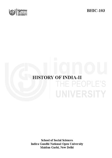 BHIC-103 - Block 1: Material for Practice on Ancient Indian History ...