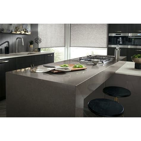 Silestone Calypso Sample Quartz Kitchen Countertop Sample at Lowes.com