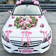 Wedding Car Decoration With Flowers by Aliexpress Buy Artificial Flowers Wedding Car Wedding Car Decoration With Flowers