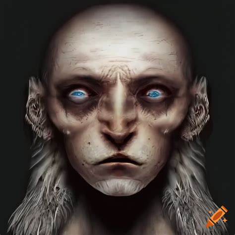 Half Human Half Bird Drawing