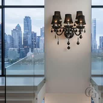 The Crafted Gesture Italian Glass Wall Sconce|Vintage 5-Light Crystal ...