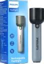 PHILIPS 3 Mode Flashlight, 2000mAh Li-ion Battery, 400 lm, IP44, Type-C ...