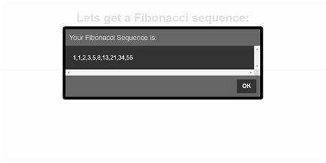 How to Create a Fibonacci Function in JavaScript with HTML 的图像结果