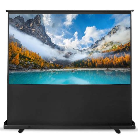 Inlight Manual Floor Rising Screens (16:9 Format) - Supports 1080P-UHD ...