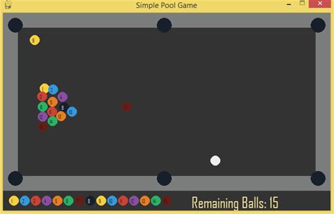 Image result for Pool Game Java