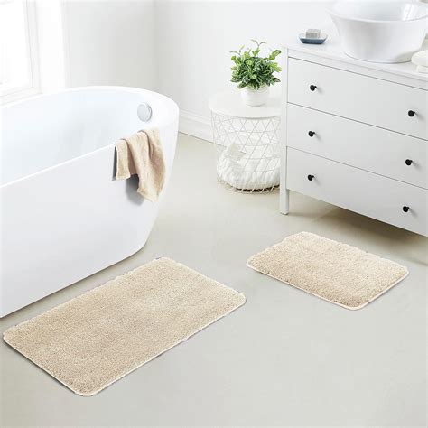 Amazon.com: YHF Bathroom Rug Set 2 Piece, Extra Thick & Soft Microfiber ...