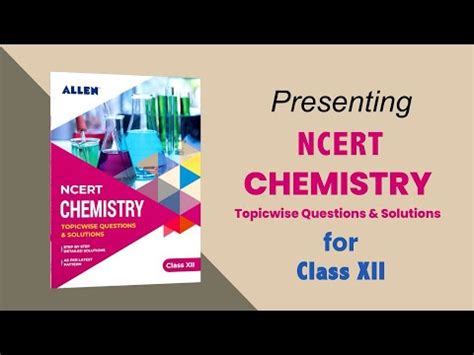 NCERT Chemistry Solutions for Class 12 - ALLEN E-Store