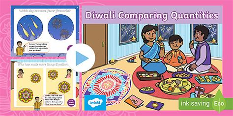 Diwali Comparing Quantites PowerPoint