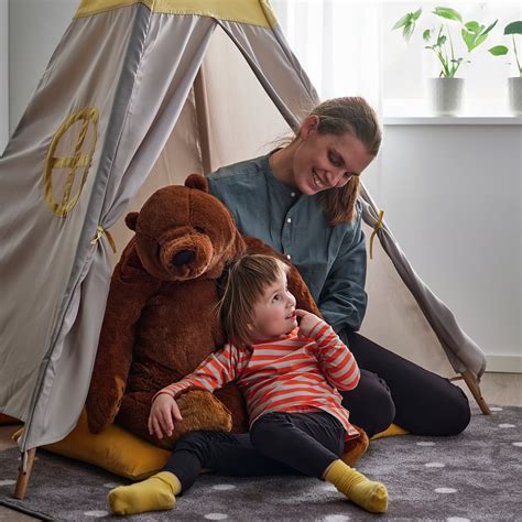 DJUNGELSKOG soft toy, brown bear - IKEA