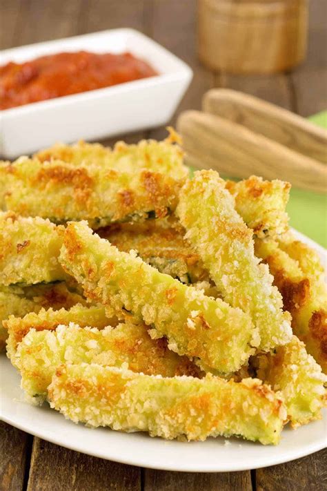 Crunchy oven fried zucchini sticks – Artofit