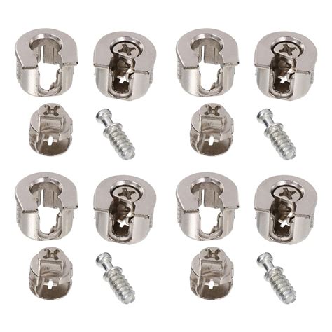 10 Pcs Shelf Pin Connectors for Cabinets Eccentric Fittings Furniture ...