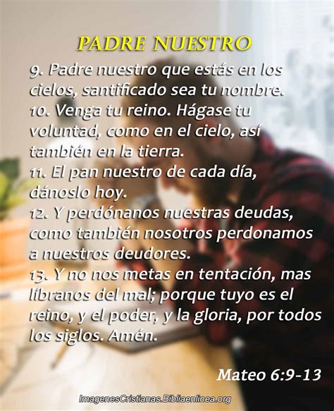 Oración de Padre Nuestro: Para aprender, diferentes versiones, y donde ...