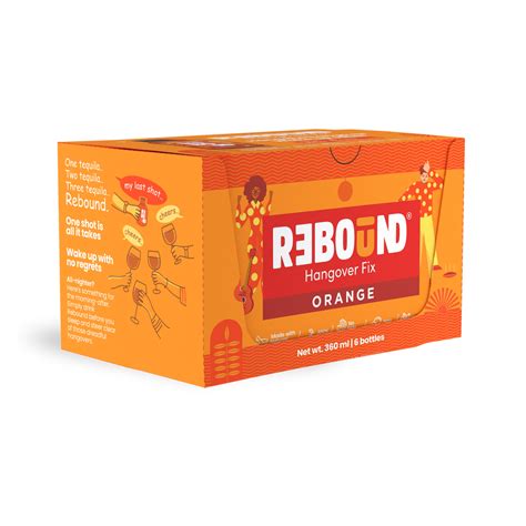Rebound - 100% Natural Hangover Fix Drink • Pack of 6 | Rebound