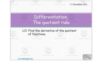 Image result for Chain Rule Examples Quotient Rule