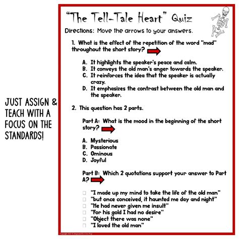 Tell Tale Heart Pdf Middle School at Tyler Mckinley blog