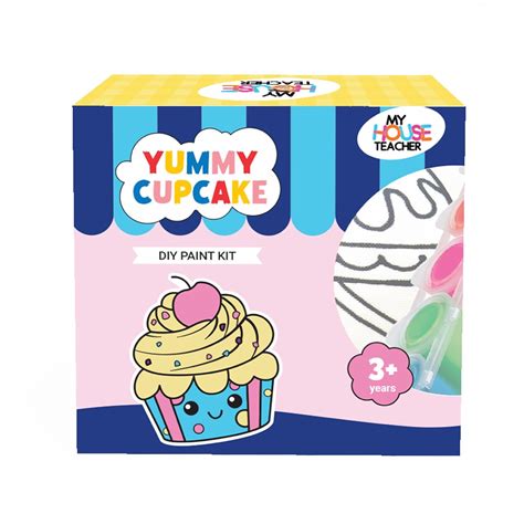 DIY Soft Toy Painting Kit | Art and Craft Kit for Kids (Yummy Cupcake ...