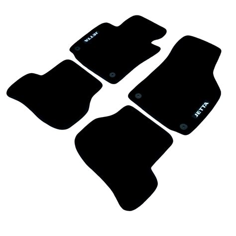 Car Floor Mats Velour For VW Jetta Waterproof Black Carpet Rugs Auto ...