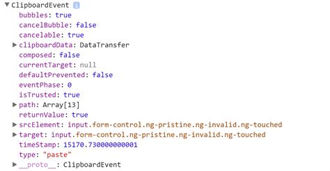 Copy Event JavaScript 的图像结果