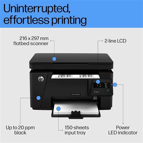 HP LaserJet Pro MFP M126A Plus All‑in‑One (Print,Copy,Scan) Laser Prin ...
