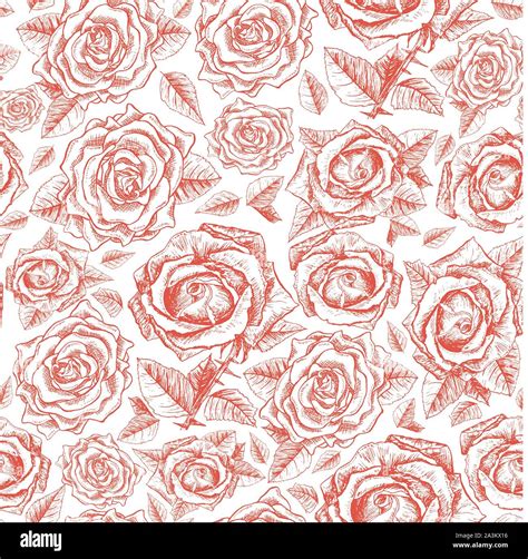 Seamless Rose Pattern