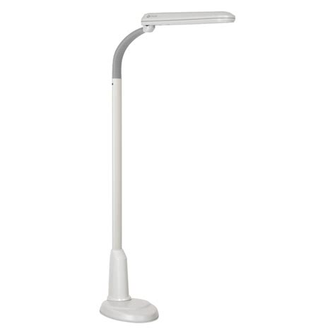 Ott-Lite 24W Craft Plus Floor Lamp, Dove Grey - Bright Reading Light ...