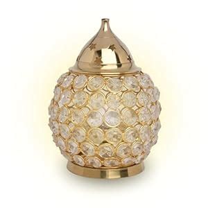 Buy POSHIFY Crystal Dome Matki Diya - Luxurious Glass Diya, deepam ...