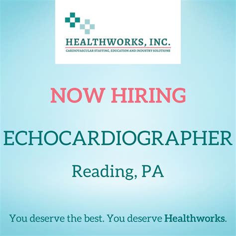 Healthworks, Inc. on LinkedIn: Looking to upgrade your salary as an Echo Tech? Healthworks is ...