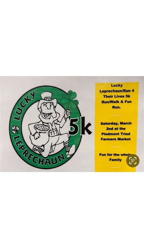 6th Annual Lucky Leprechaun/Run 4 Their Lives 5K Run/Walk, Piedmont ...
