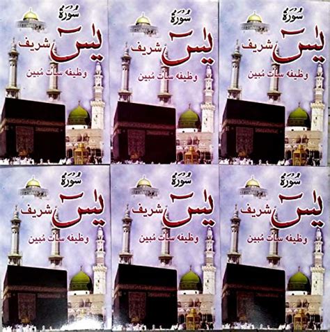 Buy Surah Yaseen Sharif Wazifa 7 mubeen { 6Pcs Pack } Book Online at ...