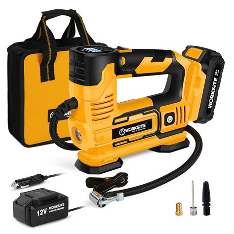 Worksite Tire Inflator Portable Air Compressor 150 Psi With Digital ...