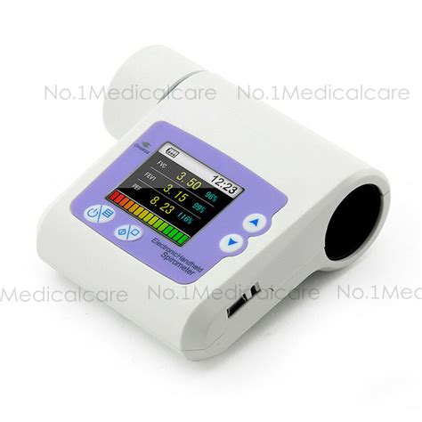 CONTEC SP10 Spirometer Lung Vital Signs FEV FVC Peak India | Ubuy