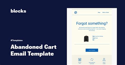 Recover Lost Sales: Abandoned Cart Email Template - Blocks