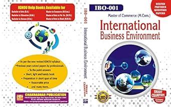 Buy IGNOU IBO 01 IGNOU International Business Environment IGNOU MCOM ...