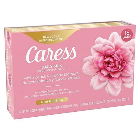 Caress Silkening Beauty Bar Soap with Sheabutter and Silk Proteins 3.75 ...