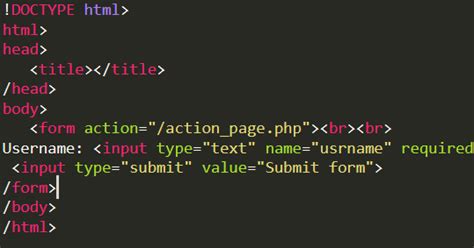 Image result for HTML Form Required