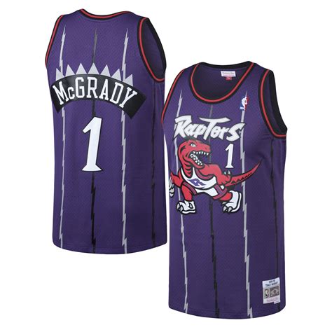 Toronto Raptors Tracy McGrady Hardwood Classics Road Swingman Jerse by ...