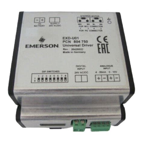 Image result for Emerson Exd SH2 Programming