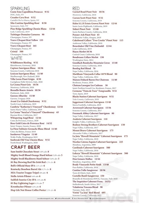 Menu for Soco Restaurant in Orlando, Florida, United States