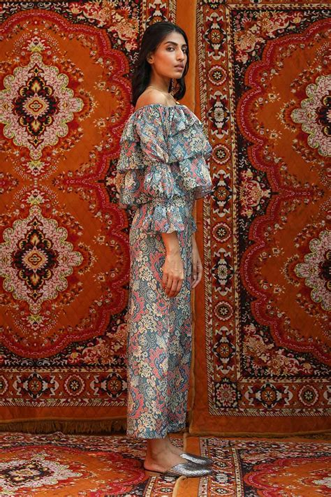 Shop Atlas - Tier Top & High Rise Pant Set by NORN at House of ...