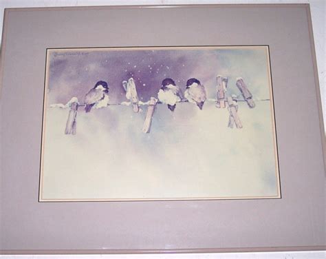 Chickadee Bird Painting Wildlife Painting Bird Art Bird Print Open ...