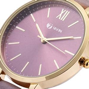 7seven Casual Analogue Women's Watch(Gold Dial Pink Colored Strap ...