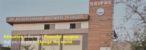 Sri Adichunchanagiri Independent PU College - SAIPUC : PMCB : PCMC ...
