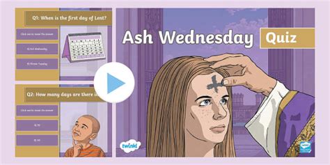 Ash Wednesday PowerPoint Quiz (teacher made) - Twinkl