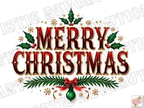 Merry Christmas Png - Christmas Clipart Afbeelding door Artistic ...