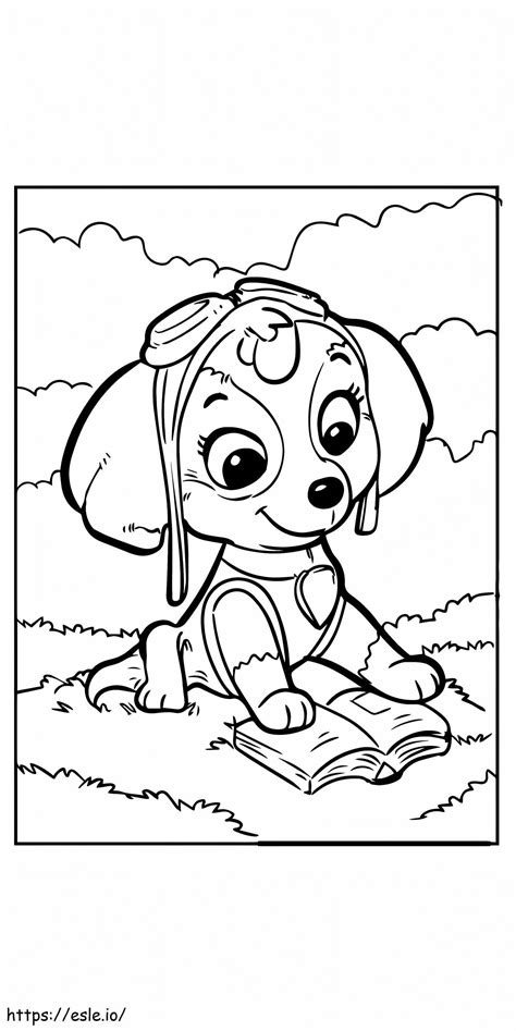Paw Patrol Skye Color Page