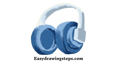 10 Easy Steps to Draw Headphone Drawing - Easy Drawing