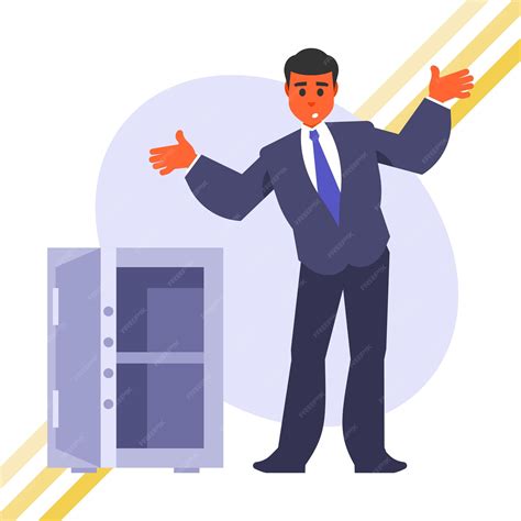 Empty safe surprise | Premium Vector